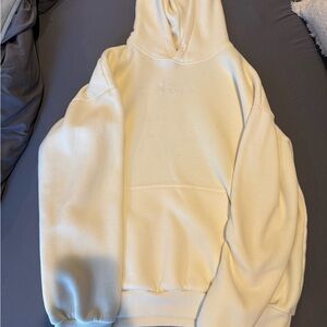 Cream Hoodie comfrt set XL hoodie, L pants butter yellow